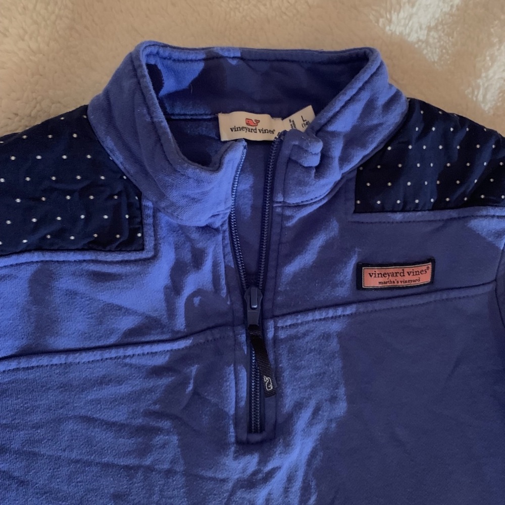 Three Quarter Zip Girls Sweatshirt